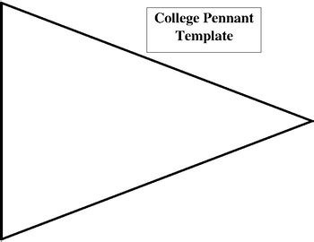College Pennant Template Pdf